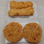 お肉屋さんのお惣菜場 ギューズプラス - イカフライ、メンチカツ