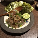 いざか家 桜坂 - 鯵の生なめろう