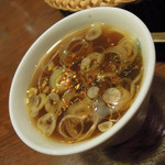 志美津や - 蕎麦湯を楽しむ