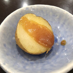 新川 - 揚げた新じゃがの甘味噌かけ