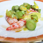 ペレグリーノ - 【イタリア料理】北海道島牧の縞海老とズッキーニのコンビネーション