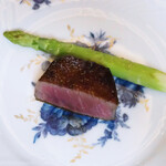 ペレグリーノ - 【メイン料理】神戸ビーフ　フィレ肉の紀州備長炭　炭火焼