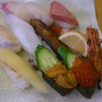 回転寿司　喜楽 - 特選上にぎり　１２００円