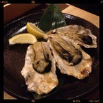 旨い屋 - かきの炭火焼き　４９０円