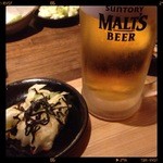 旨い屋 - 生ビールとお通し