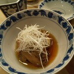 割烹　梅津 - 鮑と小芋の煮付け