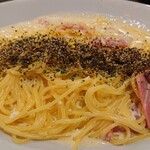 Gochisou marushe - カルボナーラ 大盛 生麺