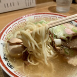 中華そば専門 田中そば店 - 中太麺