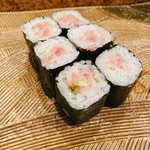 にぎり鮨 一五〇 - ねぎとろ(細巻)