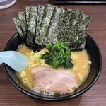 らーめん家 せんだい - ラーメン760円麺硬め。海苔増し100円。