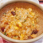 南海グリル - お肉の脂身を入れたチャーハン