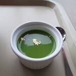 Raamemmiyako - 宇治抹茶プリン　150円税込(ラーメンにセットの価格)