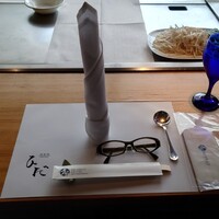 鉄板焼 ひだ - テーブルセットアップ