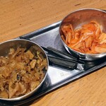 鉄板カレー 匠えん - 福神漬け（匠えんカレー 成増駅前店）