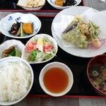 海の食処 なむら - ひしこの天ぷら定食(1100円)