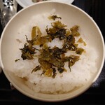 北海道らぁめん 伝丸 - 高菜ご飯