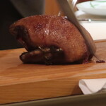 レストラン・マッカリーナ - 野鴨のロースト（取り分けてくださいます）