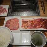 Yakiniku Raiku - ライククワトロセット＋黒毛和牛50ｇ