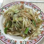 餃子の王将 - 野菜炒め517円(2021.8.6)
