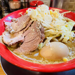 手打ち極太麺　ジョニーの味噌 - 