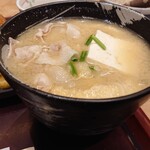 とんかつ藤よし - 定食に+100円の具だくさん豚汁！