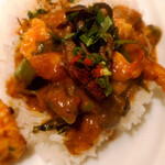 CURRY CLUB キュイエール - 海老と旬野菜のアメリケーヌカレー