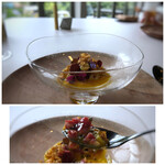 MAISON LAFITE - ＊馬肉は好まないのですけれど、これはクセも感じず甘みを感じて美味しい。 ほんのりバターの風味を感じるソースの味わいも良く秀逸。