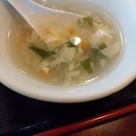 中国家常菜 同心房 - ランチのスープ