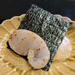 喜寿司 - 平貝の磯部巻き