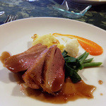 レストラン　ラミ　ダンファンス　アラメゾン - フランス産鴨のロースト　オレンジ風味