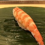 寿司処 やまざき - おまかせ６０００円。車海老。味わいが濃く、とーっても美味しくいただきました（╹◡╹）（╹◡╹）