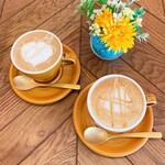 Marina Paku Cafe - キャラメルラテ・ハニーラテ