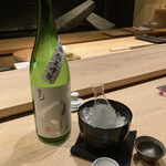 atelier 森本 XEX 寿司 - 雨後の月　涼風純米吟醸