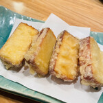 牛かつと和酒バル koda - スモークチーズの天ぷら