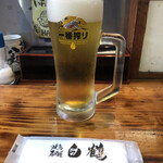Izakaya Hakutsuru - 生ビール中ジョッキ