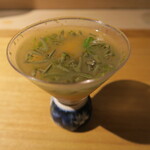 日本料理 みや  - ジュンサイと雲丹