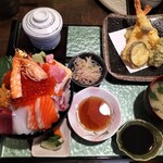 塚本鮮魚店 - 極上海鮮丼天ぷら膳