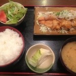 三好弥　鶏料理店 - 鶏の天ぷらポンズ定食