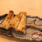 木挽町 とも樹 - 穴子の串焼き