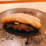 木挽町 とも樹 - 穴子のにぎり(塩)