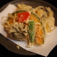 日本橋 やぶ久 - 生かき天ぷら