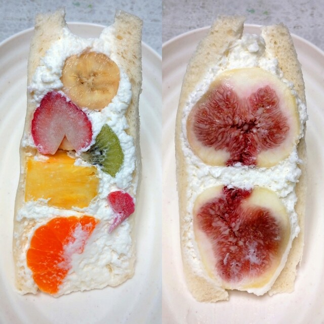 本日オープン 神戸学院大学有瀬キャンパス北西側北向かいのフルーツサンド店 By ジョルジュ イグレック 京都 古都果 神戸west 朝霧 サンドイッチ 食べログ