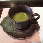 らぱん - ほうれん草スープ