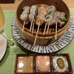 地酒と野菜肉巻き串 ちゅうしん蔵 - 