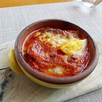 イタリアンダイニング ケシキ - ⚫【パスタ】「ビーフラグーのナポリ風ラザニア  ゆで卵とポークサラミ入り」