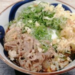 竹清 - 牛肉温玉うどん 冷大