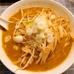 Hombasapporo nishiyama seimen shiyousapporo miso ramen aoba - 札幌味噌らーめん（830円）