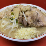 ラーメン二郎  - ニンニクアブラ入り