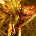 大阪ホルモン - ホルモンをネギサラダトッピング
      相性抜群