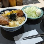 Matsunoya - ロースカツ丼＋ポテキャベ